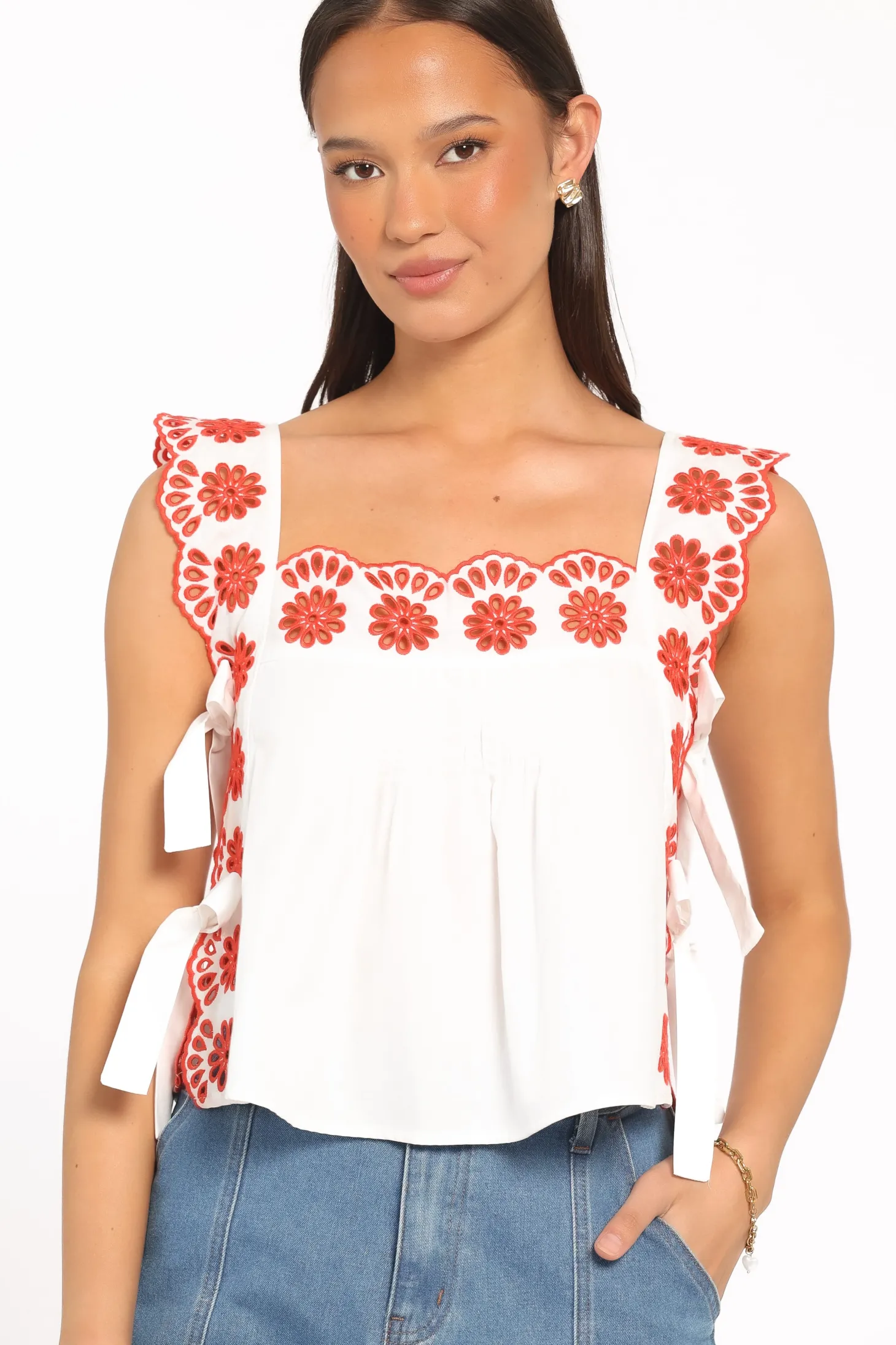 Brydee Tie Top