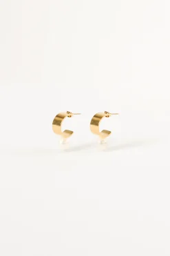 Callie Pearl Hoop Earrings