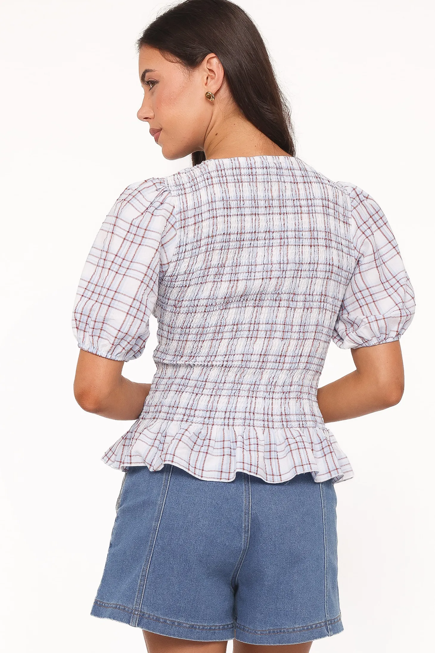 Callista Shirred Waist Top