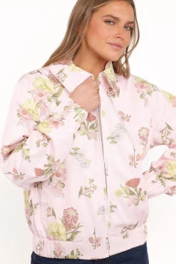Calvin Floral Twill Zip Jacket