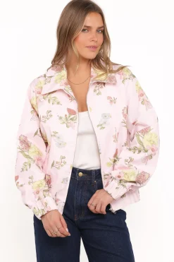 Calvin Floral Twill Zip Jacket