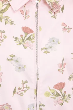 Calvin Floral Twill Zip Jacket