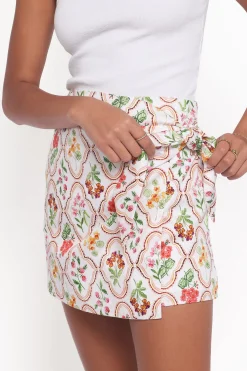 Calypso Wrap Mini Skirt