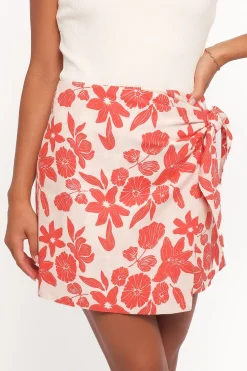 Calypso Wrap Mini Skirt