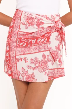 Calypso Wrap Mini Skirt