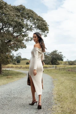 Cammie Long Sleeve Midi Dress