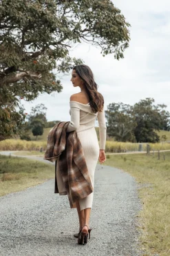 Cammie Long Sleeve Midi Dress