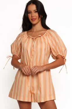 Carina Striped Romper