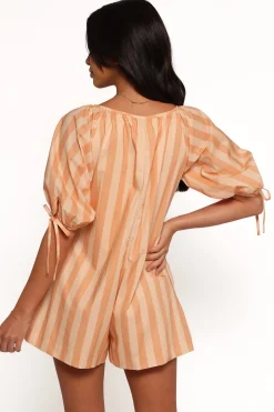 Carina Striped Romper