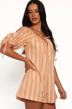 Carina Striped Romper