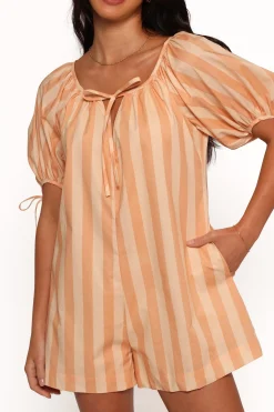 Carina Striped Romper