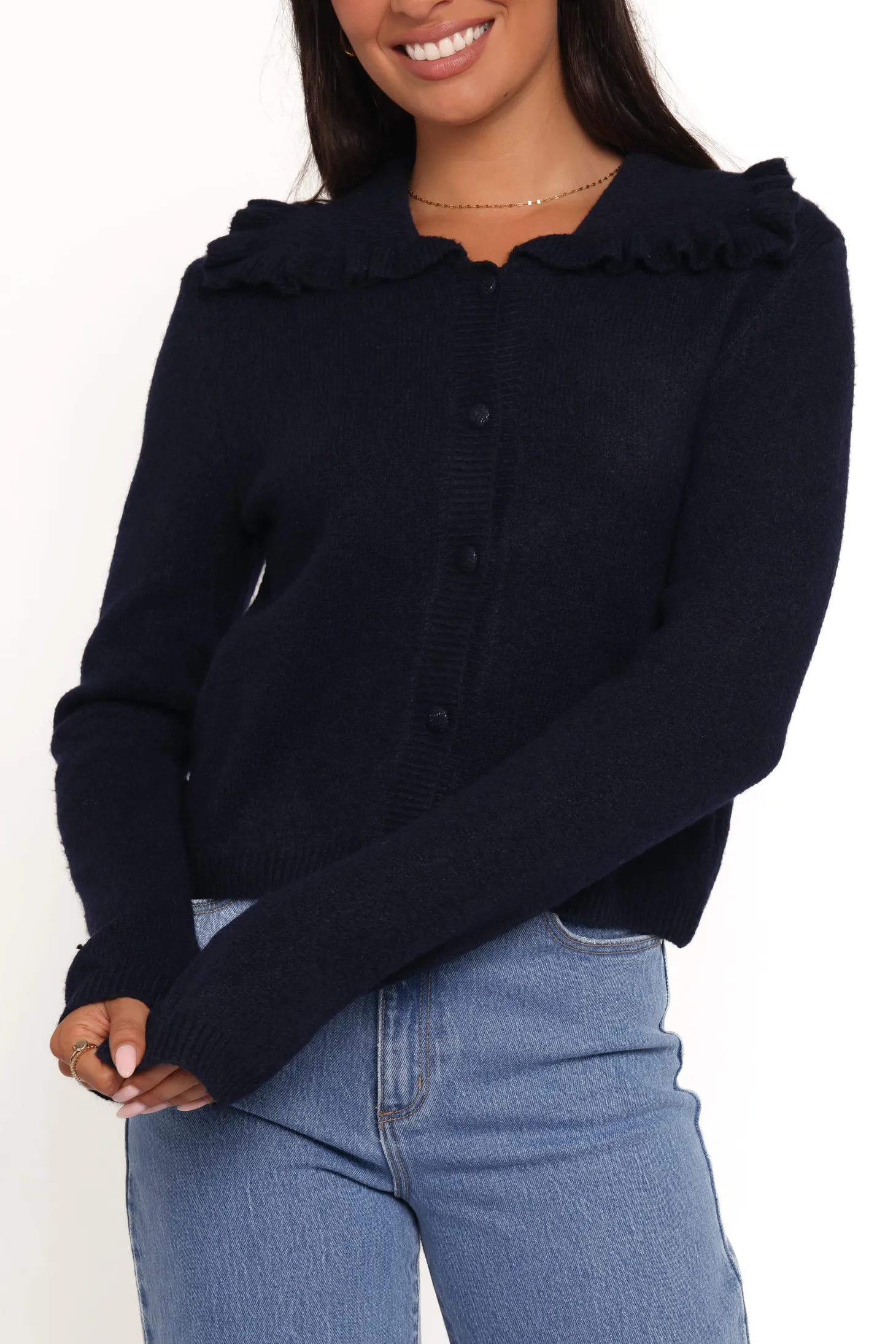 Carmello Frill Collar Cardigan