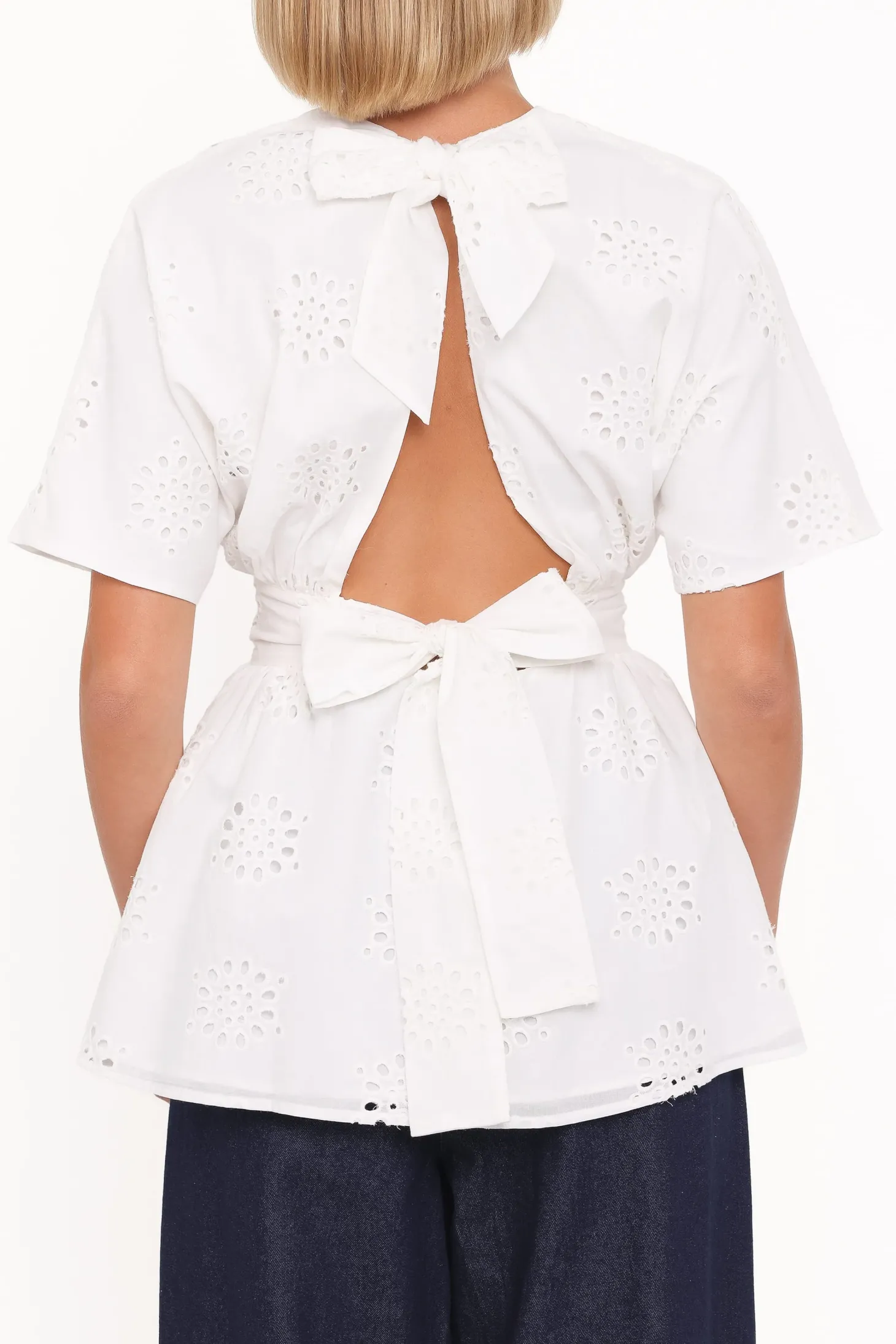 Carmel Tie Back Tunic Top