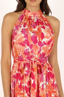 Caroline Maxi Halter Dress