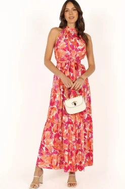 Caroline Maxi Halter Dress