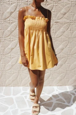 Carson Pleated Mini Dress
