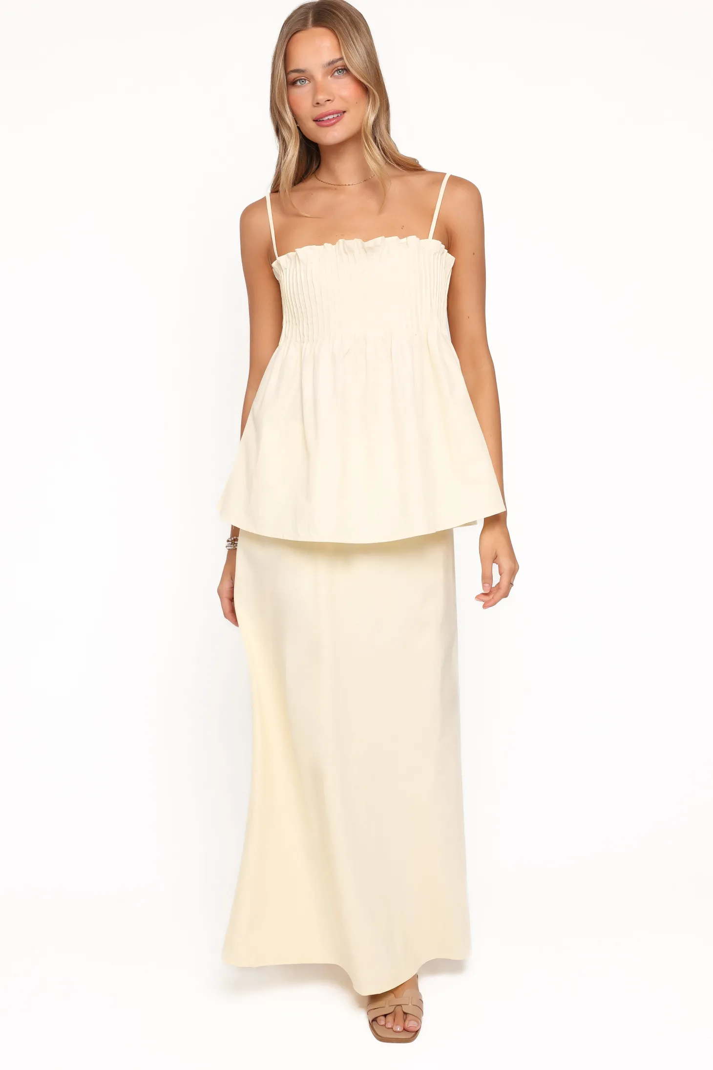 Carson Pleated Top