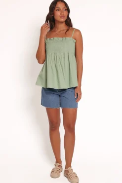 Carson Pleated Top