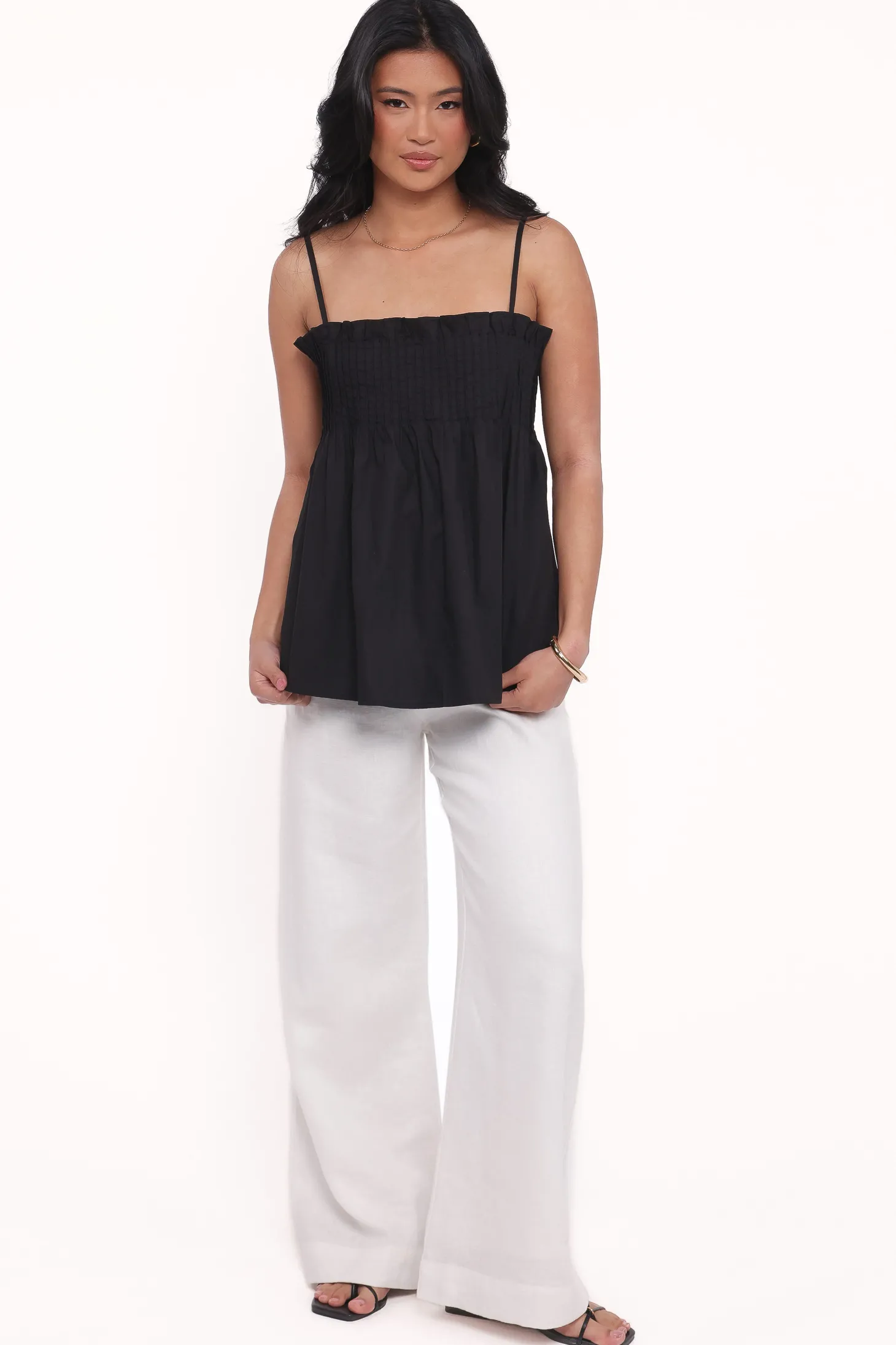 Carson Pleated Top