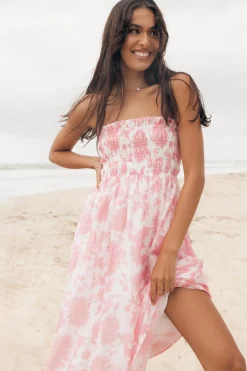 Carter Strapless Midi Dress