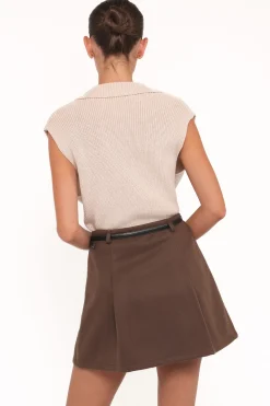 Cassia Belted Aline Skirt