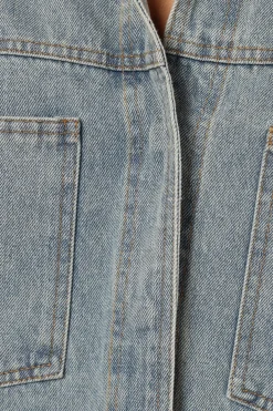 Cassie Oversized Denim Shacket