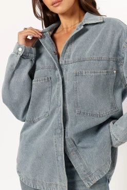 Cassie Oversized Denim Shacket