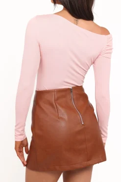 Catania Faux Leather Mini Skirt