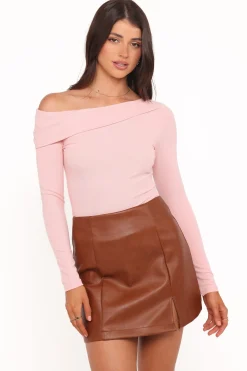 Catania Faux Leather Mini Skirt