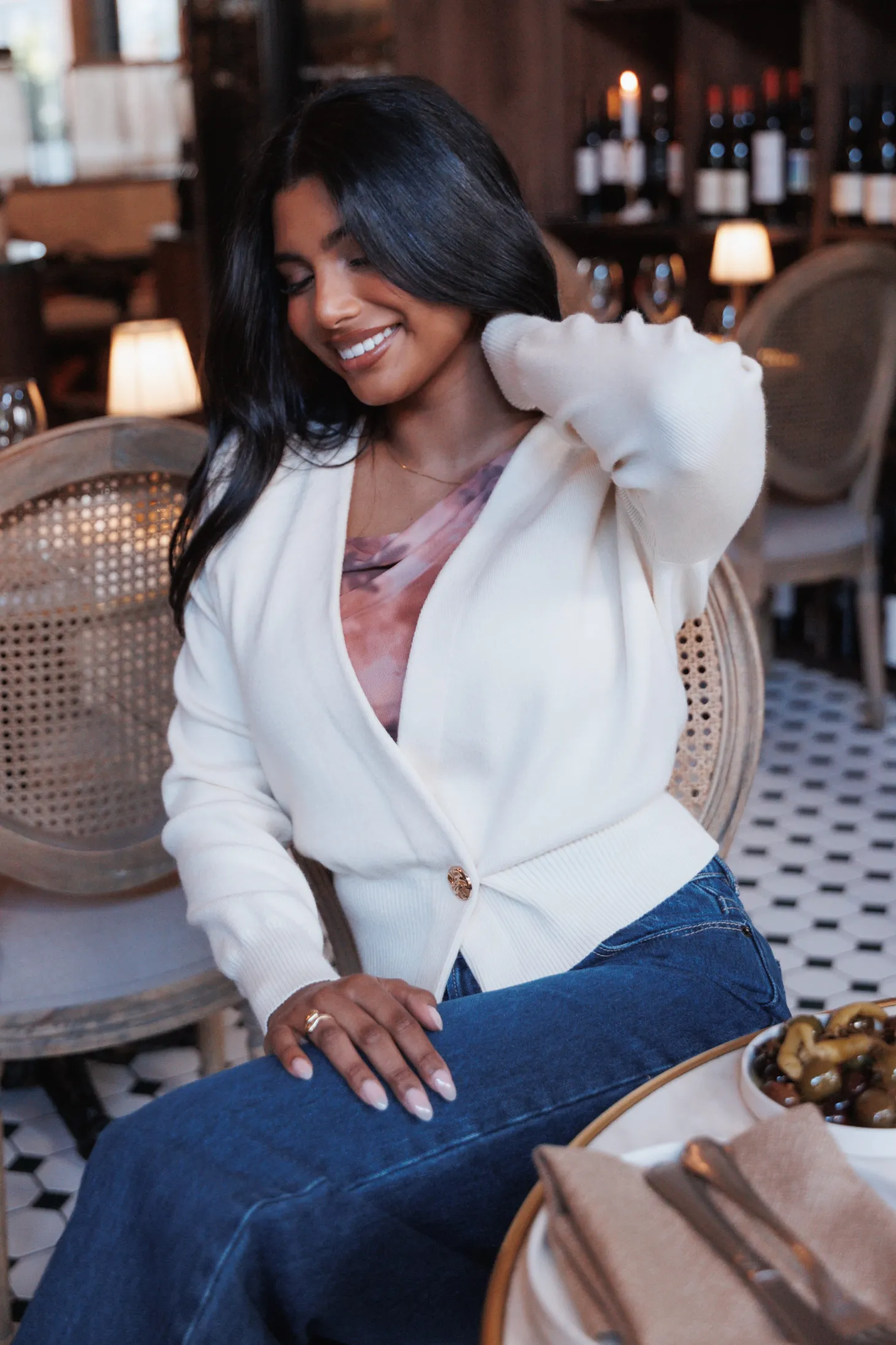 Caterina Button Cardigan