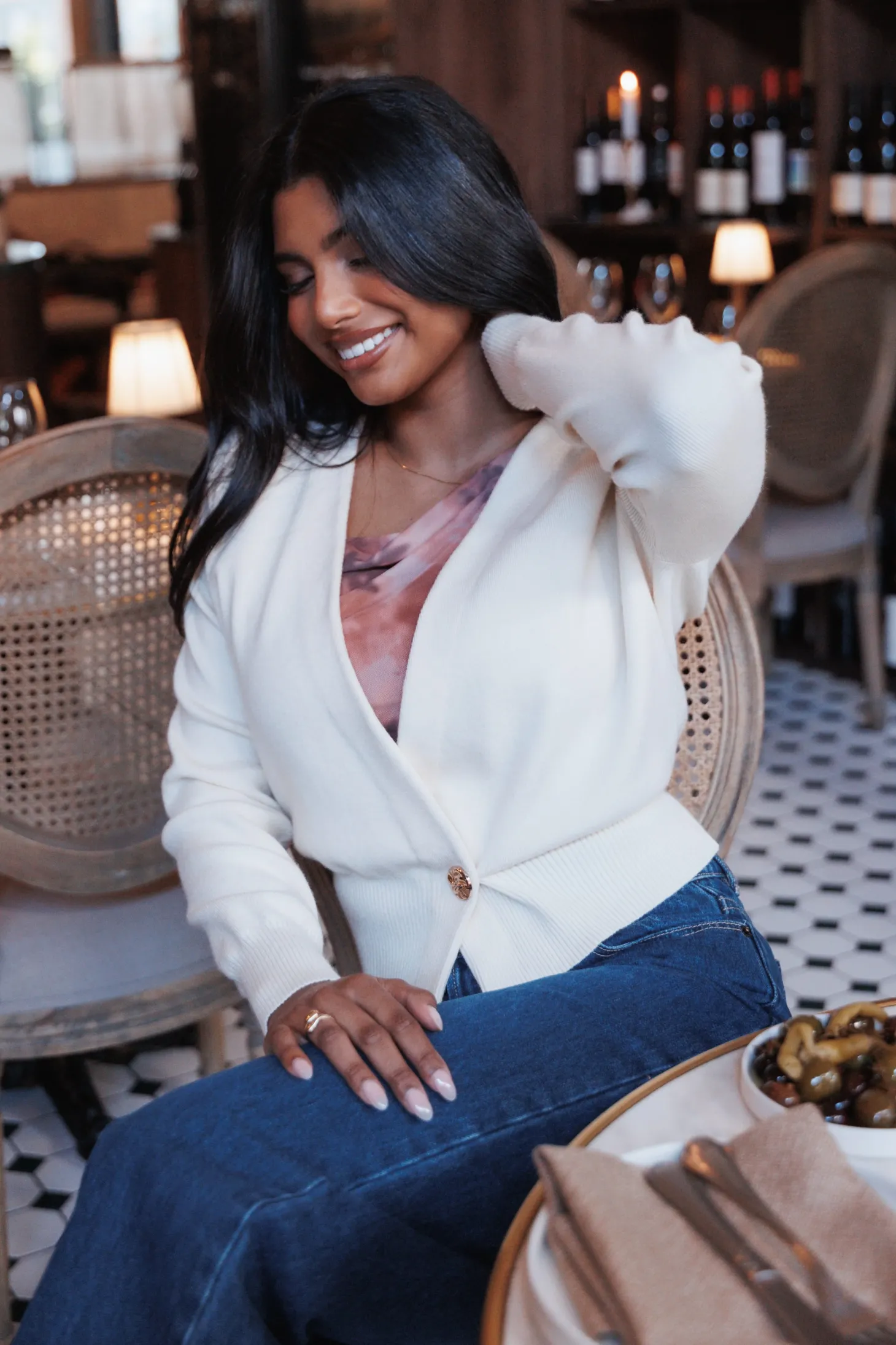 Caterina Button Cardigan