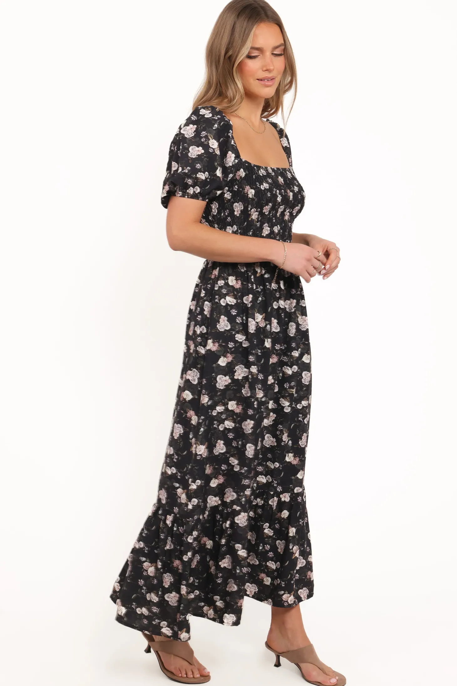 Cecelia Puff Sleeve Maxi Dress