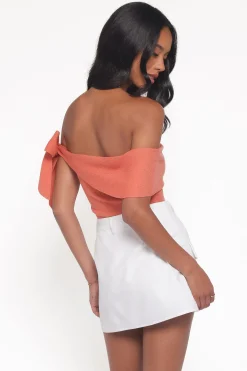 Charama Off Shoulder Knit Top