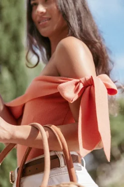 Charama Off Shoulder Knit Top