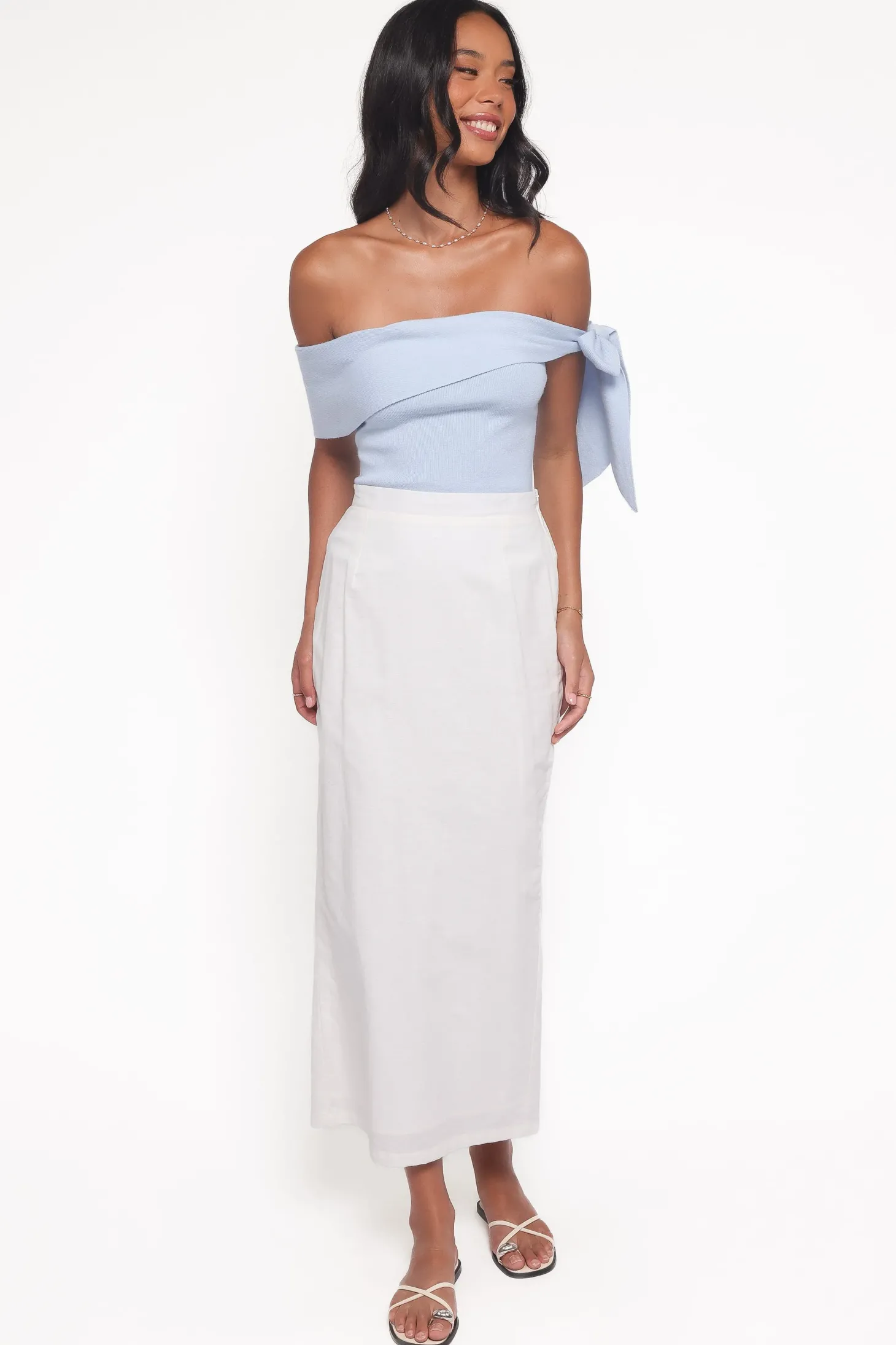 Charama Off Shoulder Knit Top