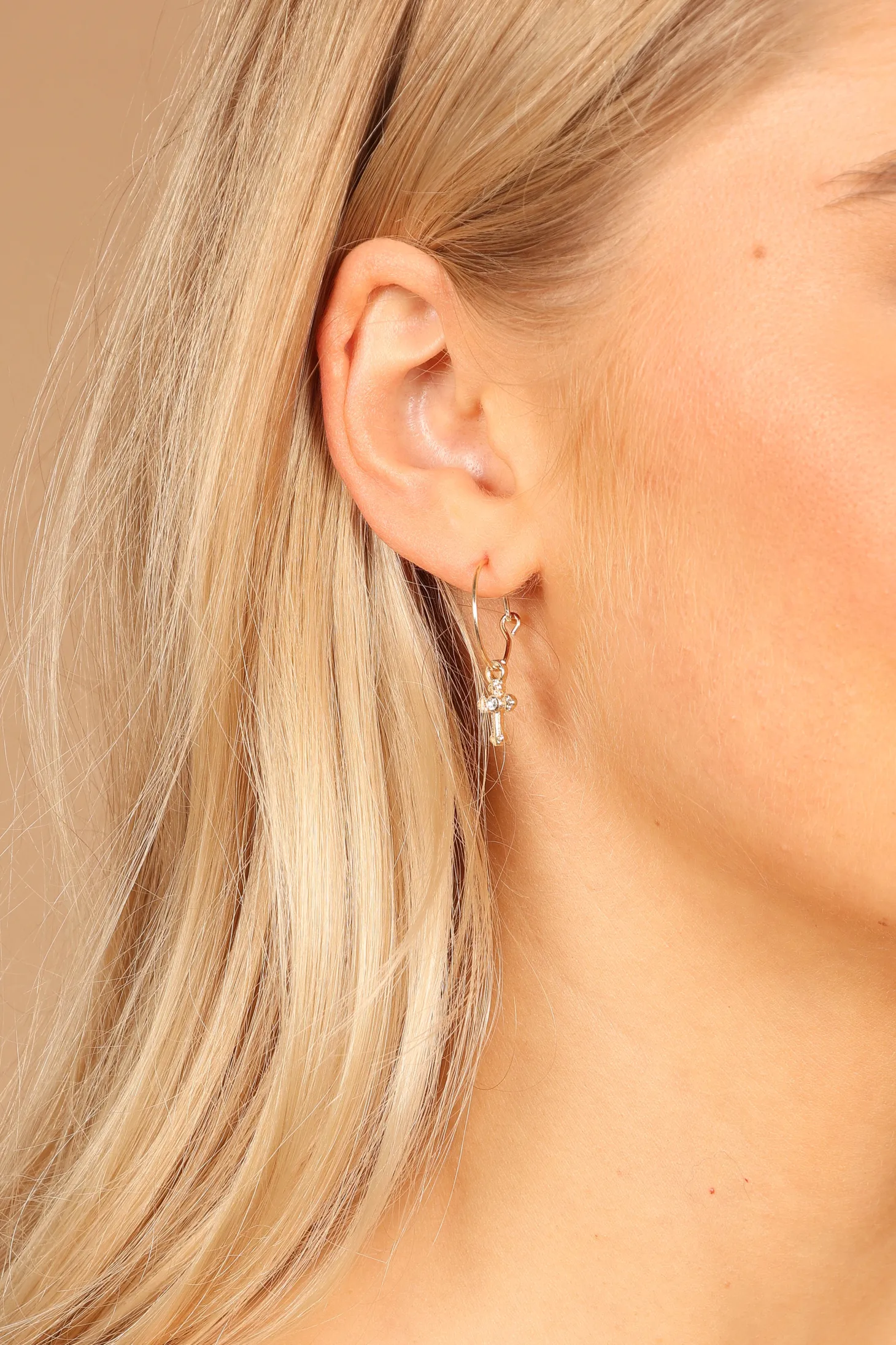 Charlotte Drop Hoop Earrings 3 Pack