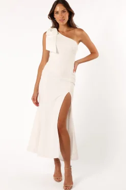Charmed One Shoulder Midi Dress