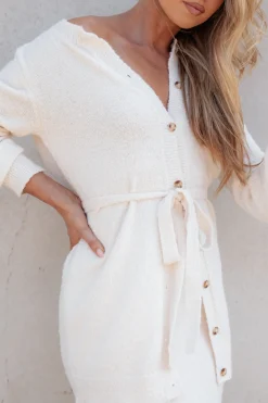 Charmelle Boucle Knit Cardigan Top