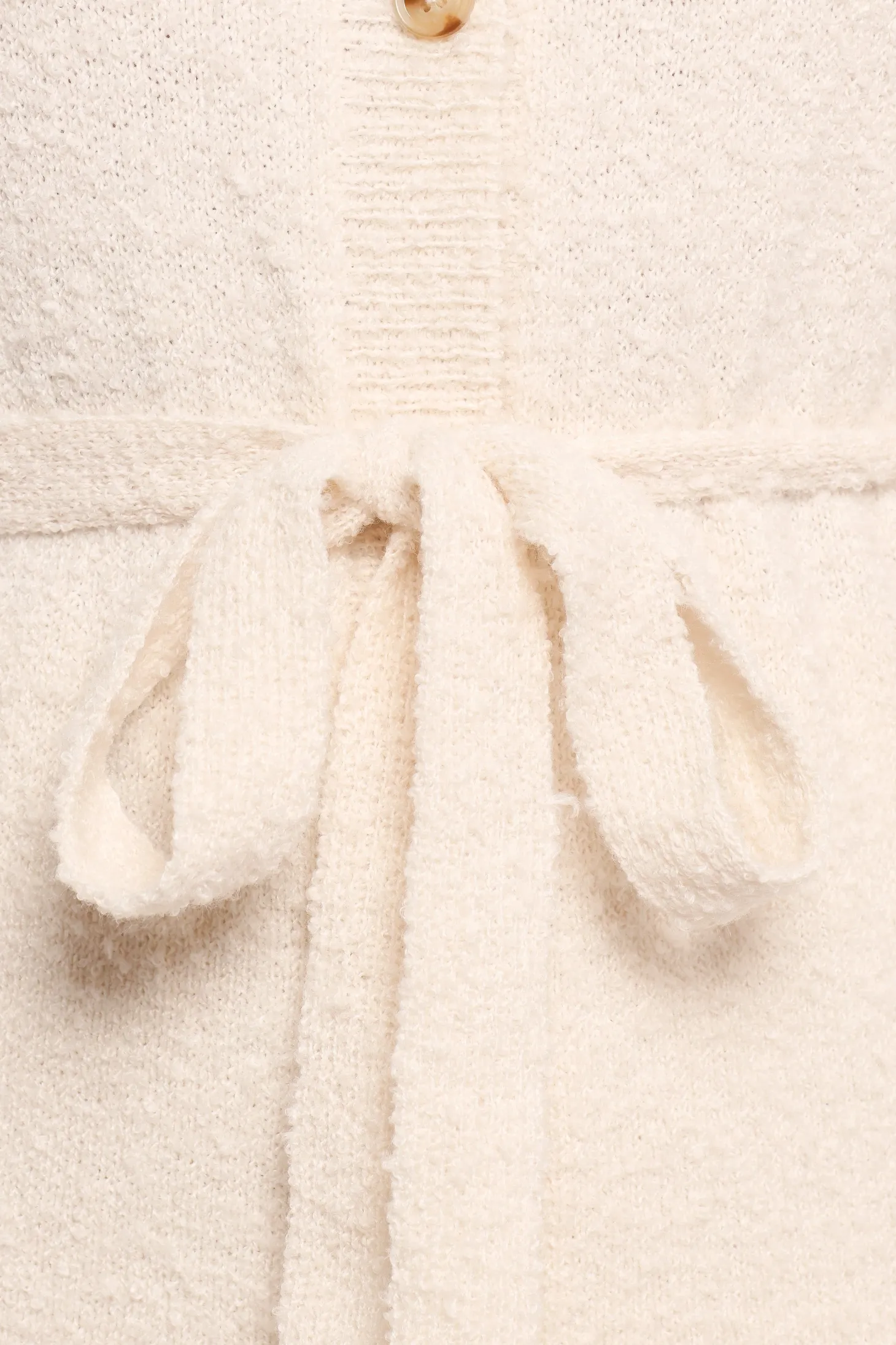 Charmelle Boucle Knit Cardigan Top