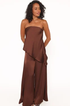 Charmer Asymmetrical Longline Strapless Top