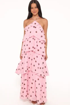 Chasity Halterneck Maxi Dress