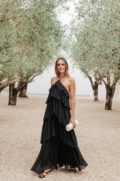 Chasity Halterneck Maxi Dress