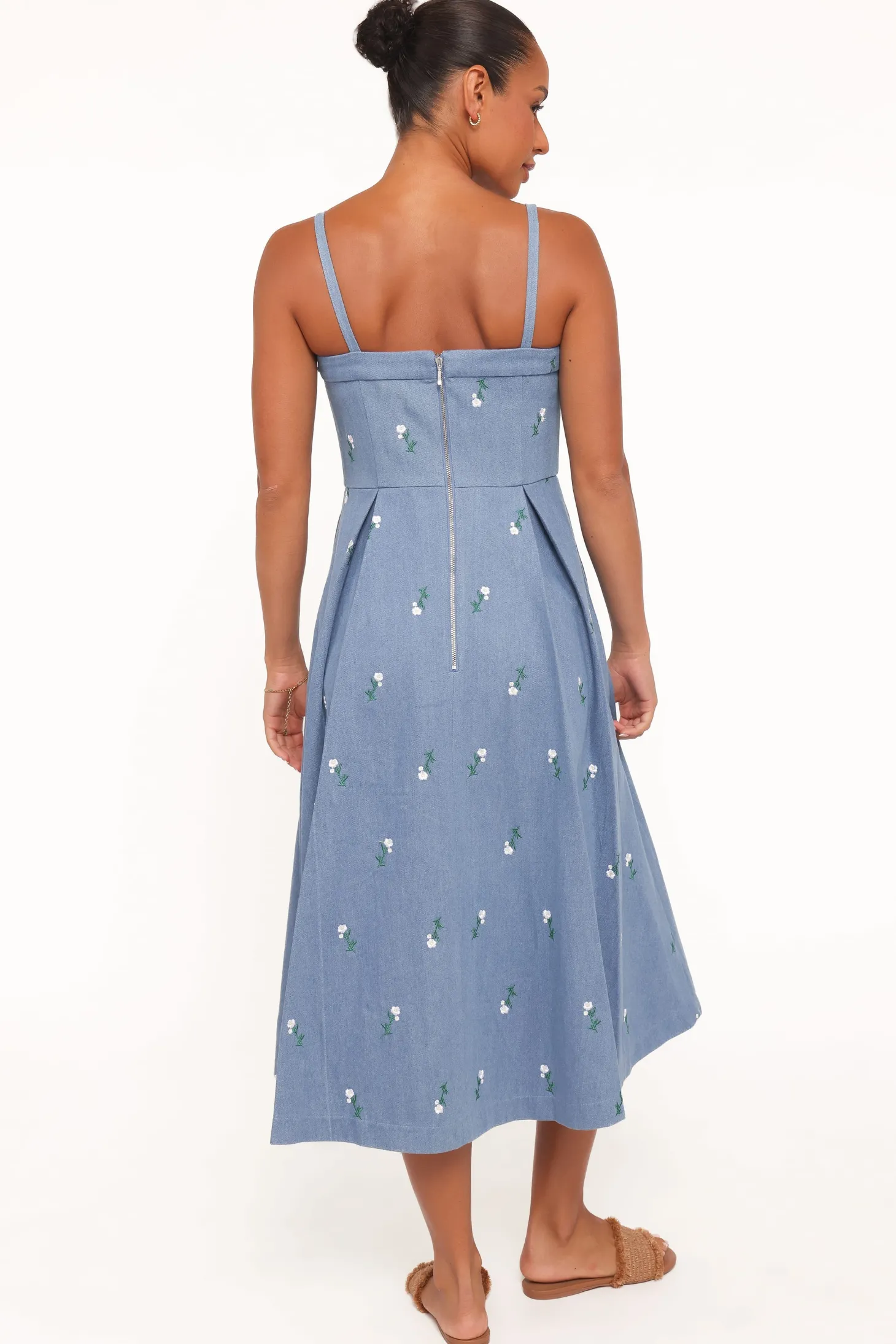 Chelsea Embroidered Midi Dress