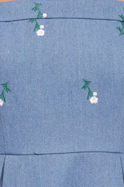 Chelsea Embroidered Midi Dress