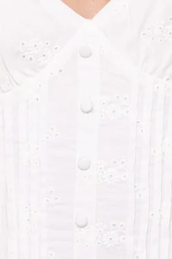 Cherish Eyelet Mini Dress