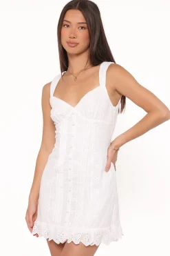 Cherish Eyelet Mini Dress