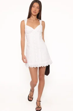Cherish Eyelet Mini Dress