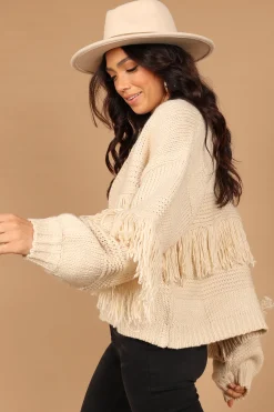 Cheryl Fringe Cardigan Sweater