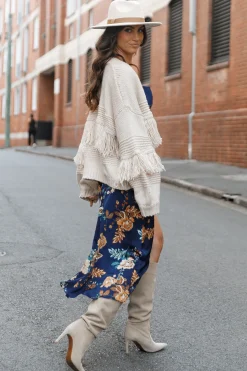 Cheryl Fringe Cardigan Sweater