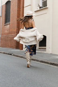 Cheryl Fringe Cardigan Sweater